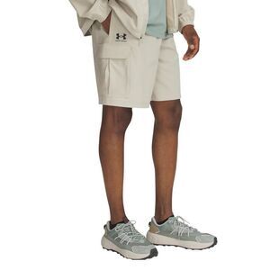Under Armour Beige Polyester Bermuda Men's Shorts